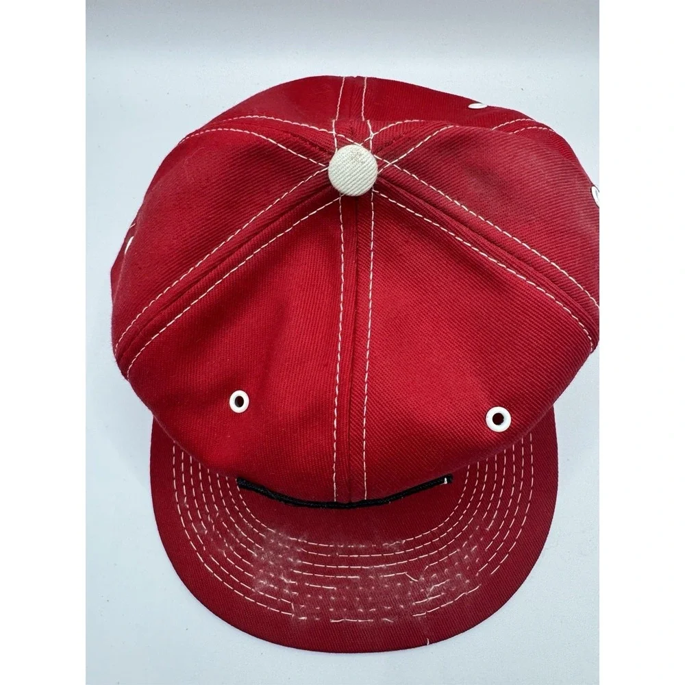VTG Bo-Jac Corn Patch Snapback Hat Red Farming Trucker Cap K Brand USA